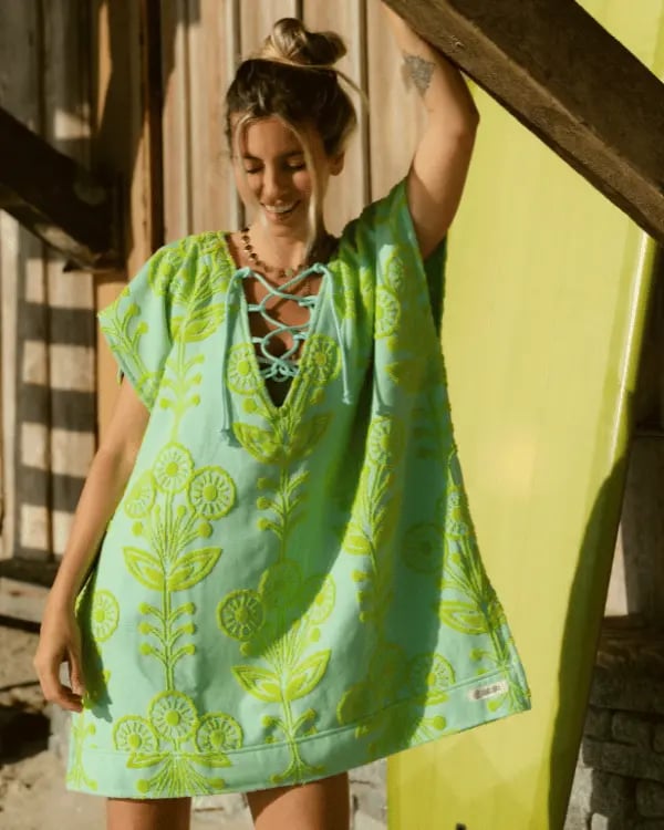 🏖️ Sand Cloud Organic Cotton Cover-Up – Luxury Beach Towel Dress ✨