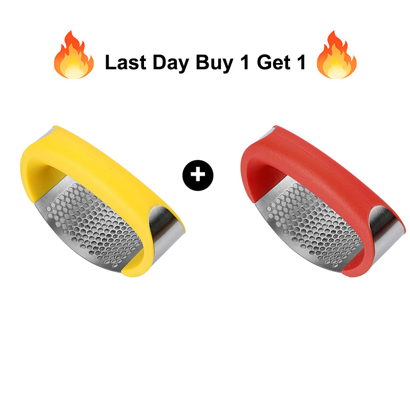 🔥Last Day Buy 1 Get 1 Free $9.99 Each🔥430 Stainless Steel Ring Garlic Press