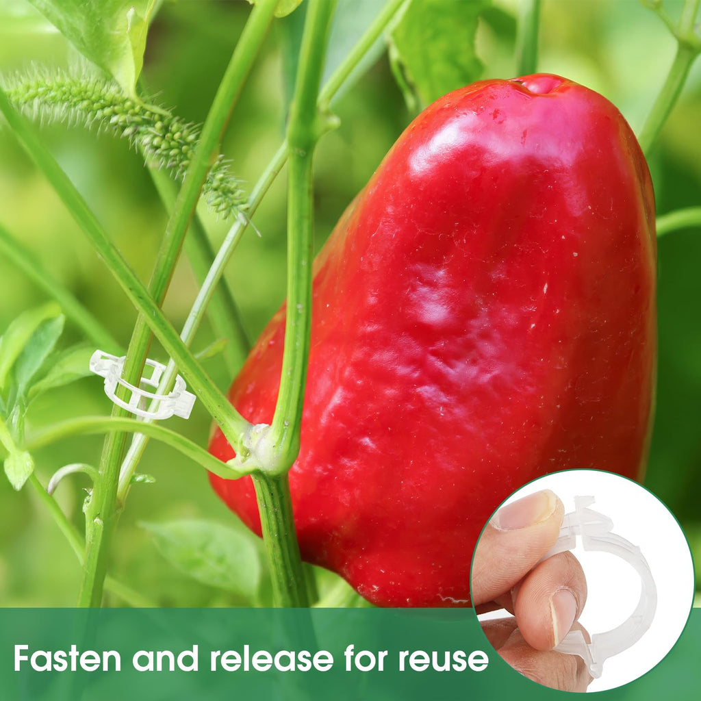 🔥Last Day Sale Tomato Clips, Plastic Trellis Clips