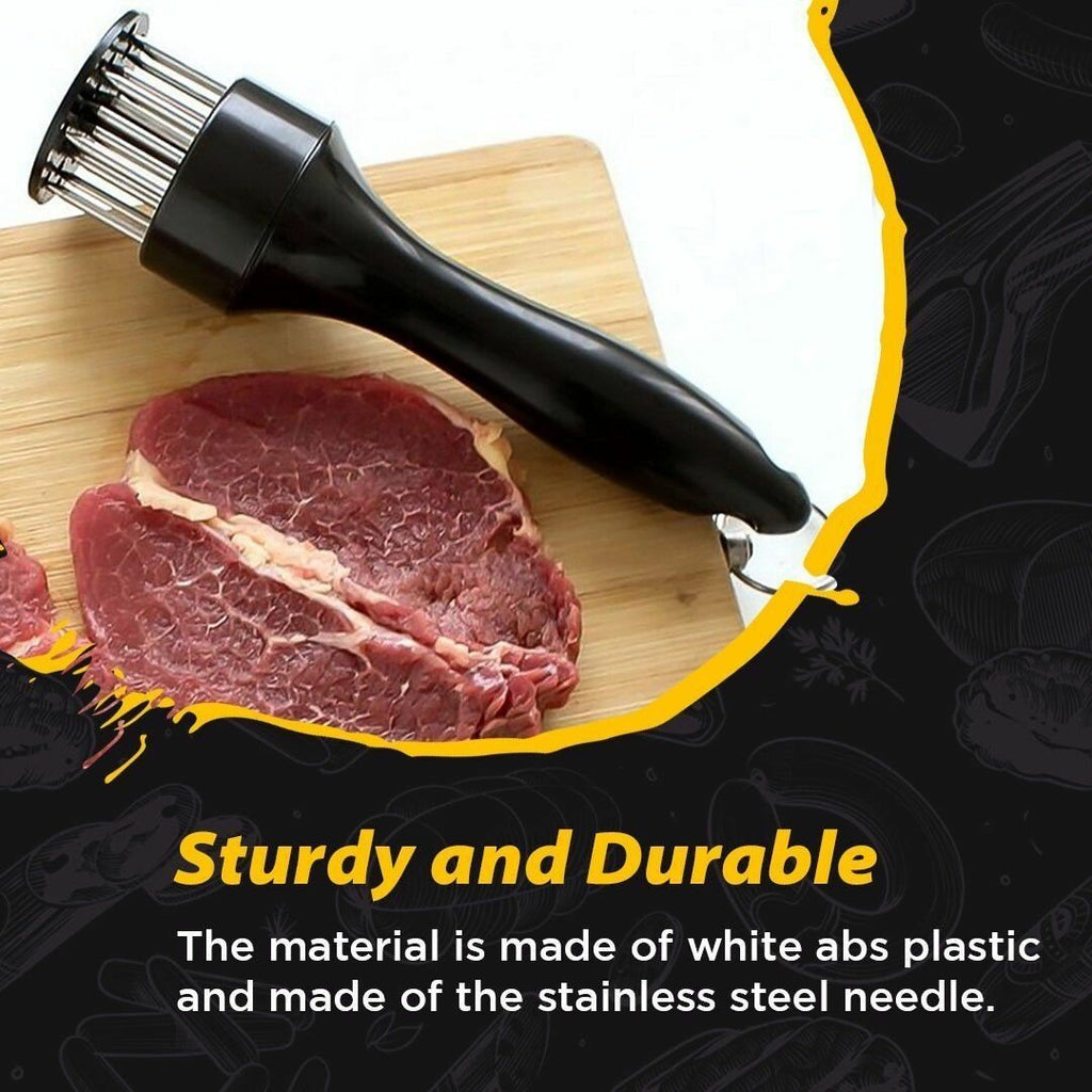 🔥Last Day Buy 1 Get 1 Free $9.99 Each🥩Stainless Steel Meat Tenderizer Needle 21 Pin Steak BBQ Kitchen Cooking Tool