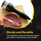 🔥Last Day Buy 1 Get 1 Free $9.99 Each🥩Stainless Steel Meat Tenderizer Needle 21 Pin Steak BBQ Kitchen Cooking Tool
