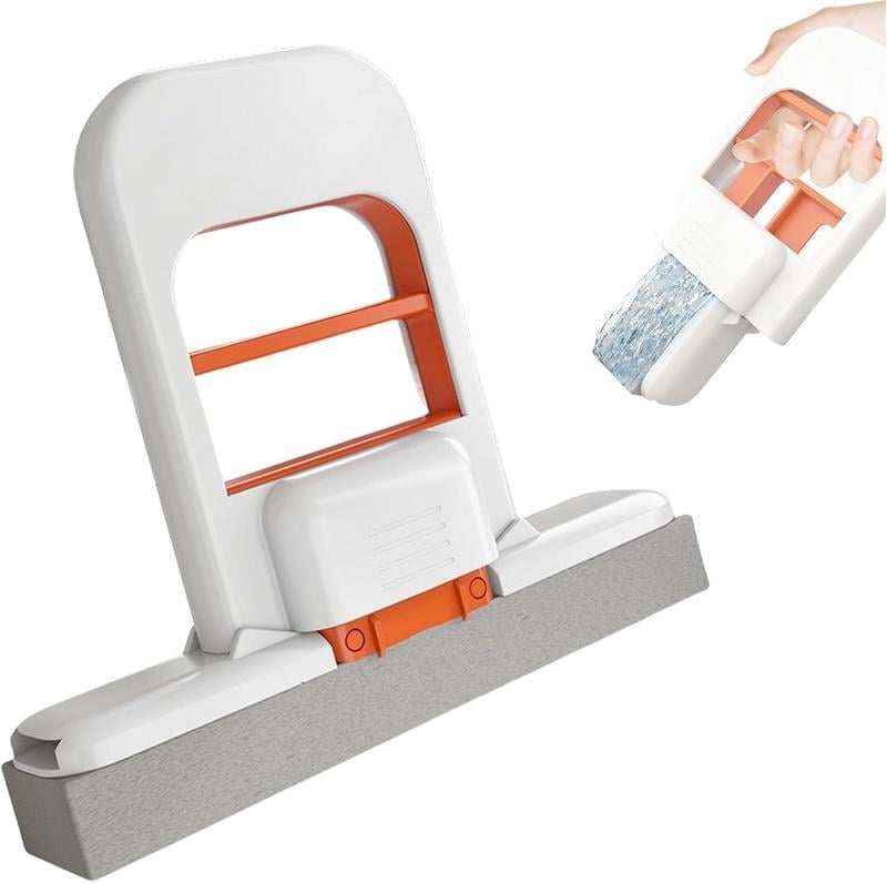 🔥Last Day Buy 2 Get 1 Free $6.99 Each🔥🧼🫧2026 New Mini Folding Desktop Mop — Dual-Use Wet/Dry Mop