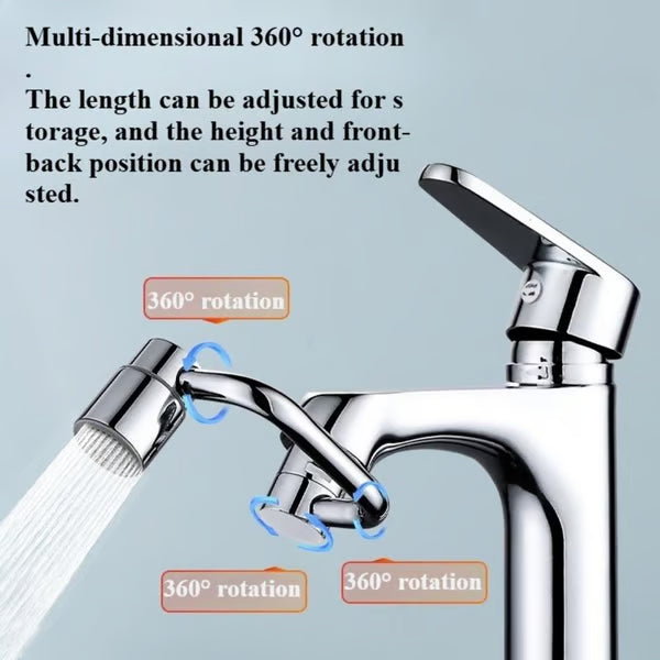🔥Last Day Buy 2 Get 1 Free $12.99 Each🚰Universal sink faucet✨1440° Rotatable Faucet Aerator Extension