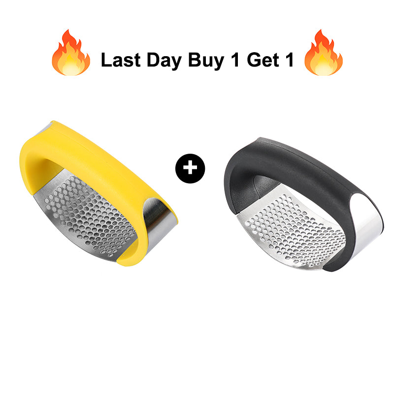 🔥Last Day Buy 1 Get 1 Free $9.99 Each🔥430 Stainless Steel Ring Garlic Press