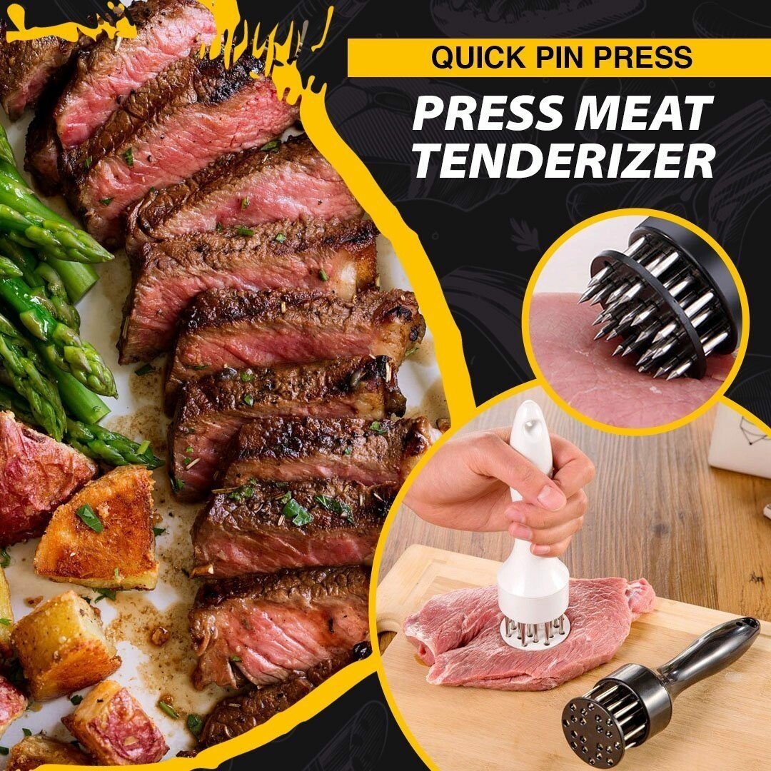 🔥Last Day Buy 1 Get 1 Free $9.99 Each🥩Stainless Steel Meat Tenderizer Needle 21 Pin Steak BBQ Kitchen Cooking Tool