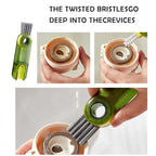 🔥Last Day Buy 1 Get 1 Free $8.99 Each🔥Multitrust 3 in 1 U Shaped Bottle Brush