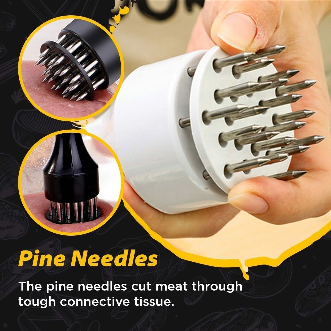 🔥Last Day Buy 1 Get 1 Free $9.99 Each🥩Stainless Steel Meat Tenderizer Needle 21 Pin Steak BBQ Kitchen Cooking Tool