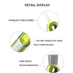 🔥Last Day Buy 1 Get 1 Free $8.99 Each🔥Multitrust 3 in 1 U Shaped Bottle Brush