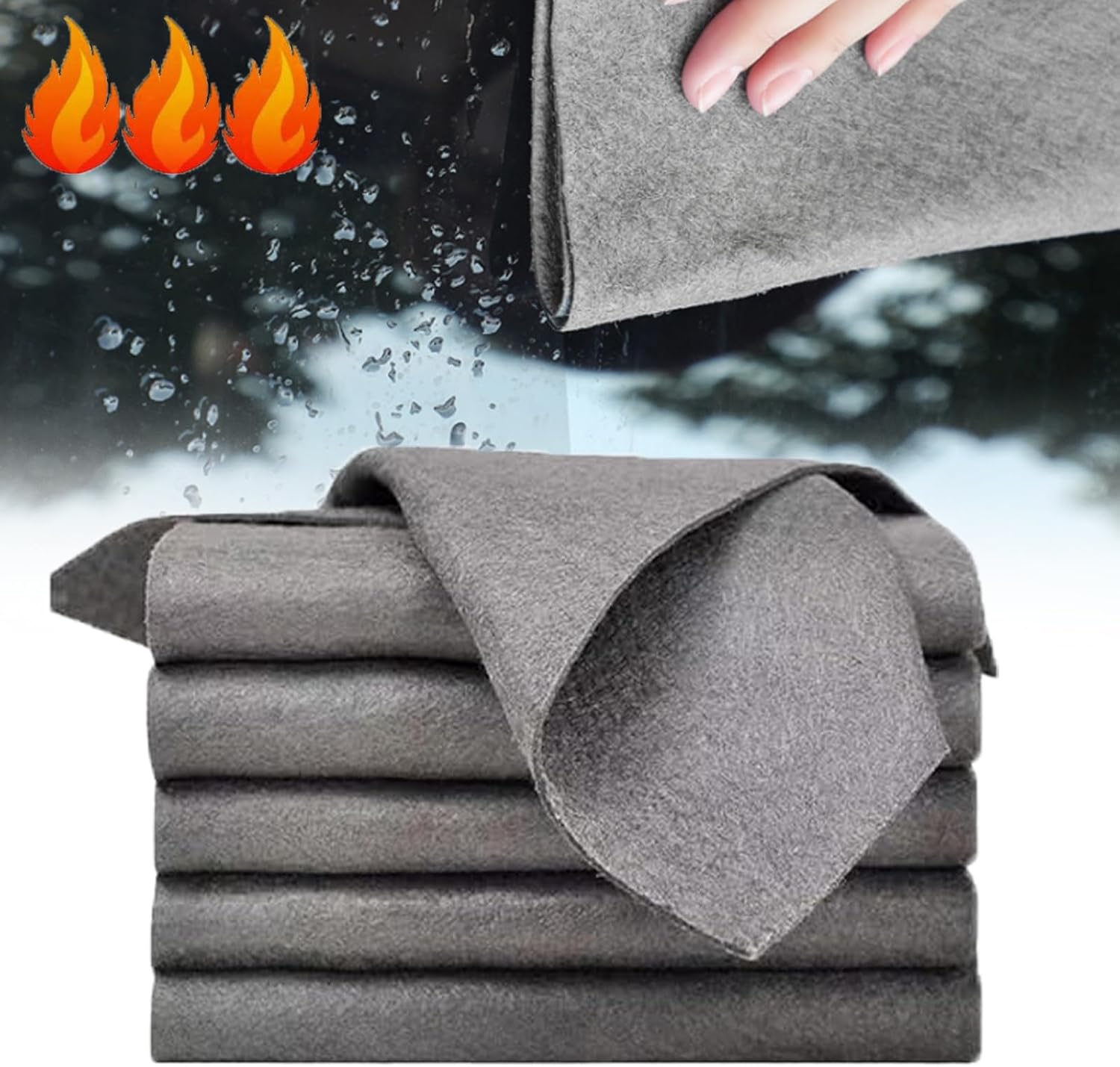 🔥Last Day Only $1.99 Each🔥Streak-Free Microfiber Cloth – Ultra-Absorbent 11.8" × 11.8" Lint-Free Cleaner