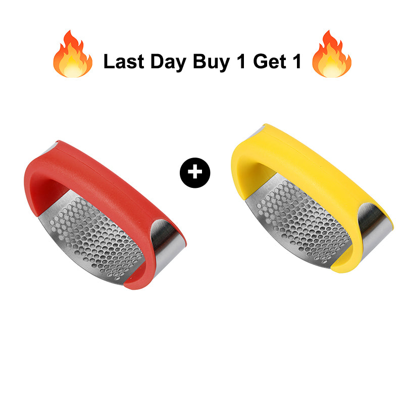 🔥Last Day Buy 1 Get 1 Free $9.99 Each🔥430 Stainless Steel Ring Garlic Press