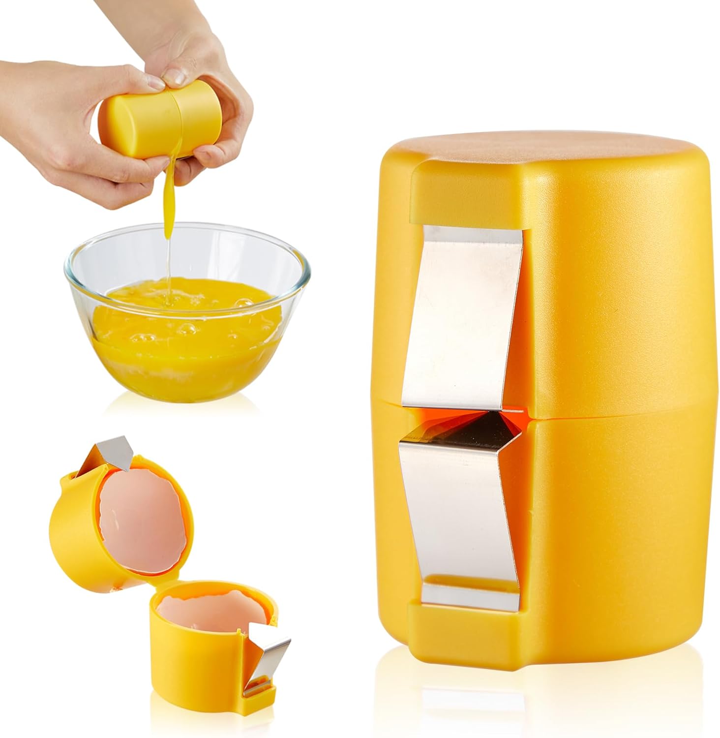 🔥Last Day Buy 1 Get 1 Free $9.99 Each🔥Eptchn No Mess Easy Egg Opener CrackSlick
