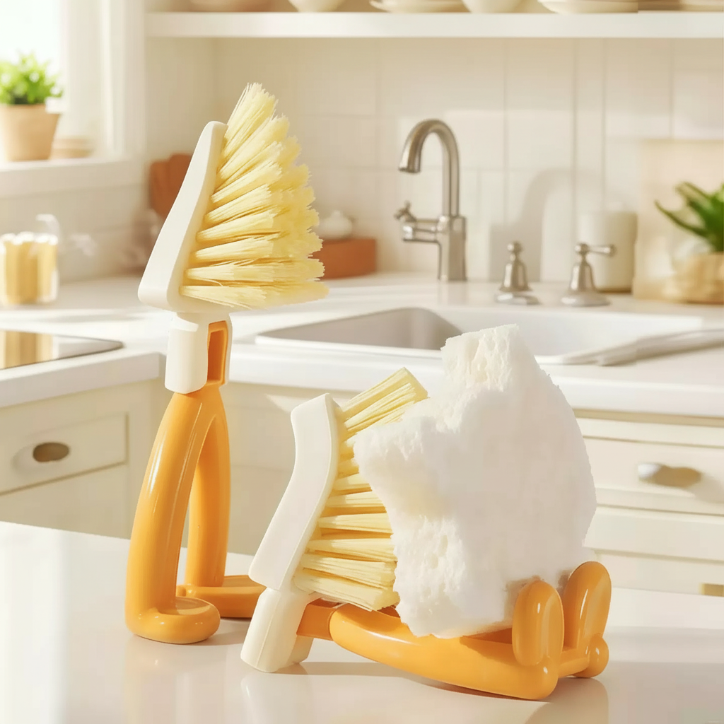 USICAH 3-in-1 Multi-Function Folding Corner Scrubber