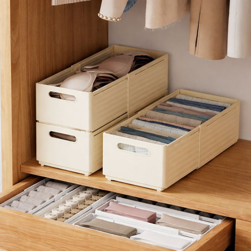 Expandable Storage Organizer Box – Adjustable Snack & Drawer Storage for Bedroom, Kitchen & Closet