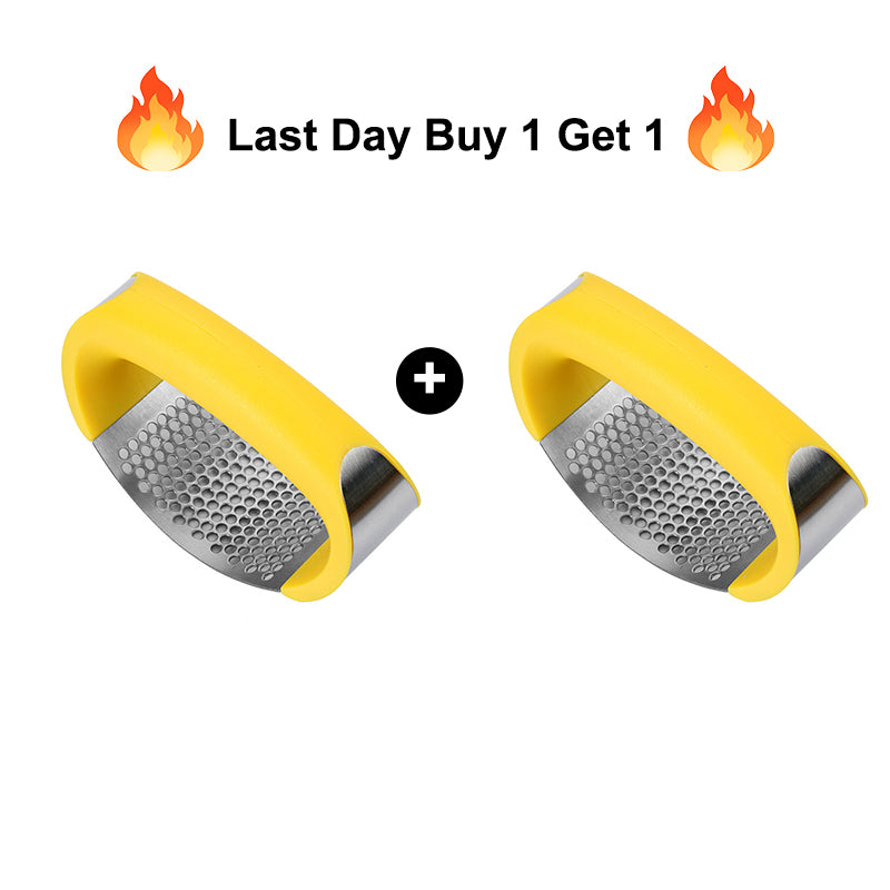 🔥Last Day Buy 1 Get 1 Free $9.99 Each🔥430 Stainless Steel Ring Garlic Press