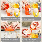 🔥Last Day Buy 1 Get 1 Free $9.99 Each🔥Eptchn No Mess Easy Egg Opener CrackSlick