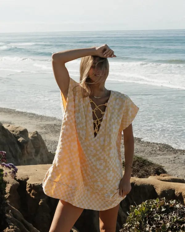 🏖️ Sand Cloud Organic Cotton Cover-Up – Luxury Beach Towel Dress ✨