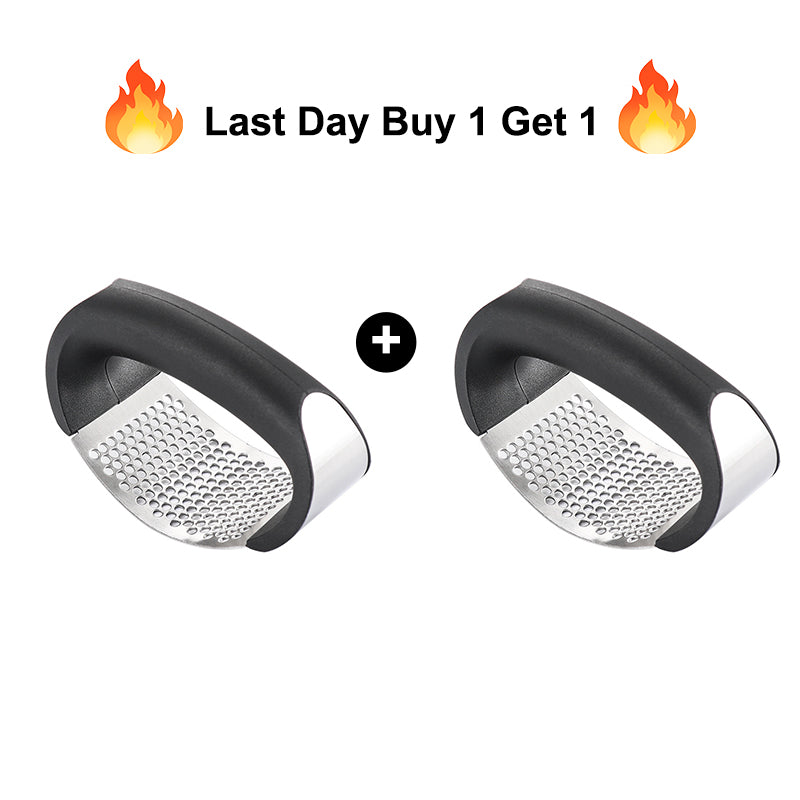 🔥Last Day Buy 1 Get 1 Free $9.99 Each🔥430 Stainless Steel Ring Garlic Press