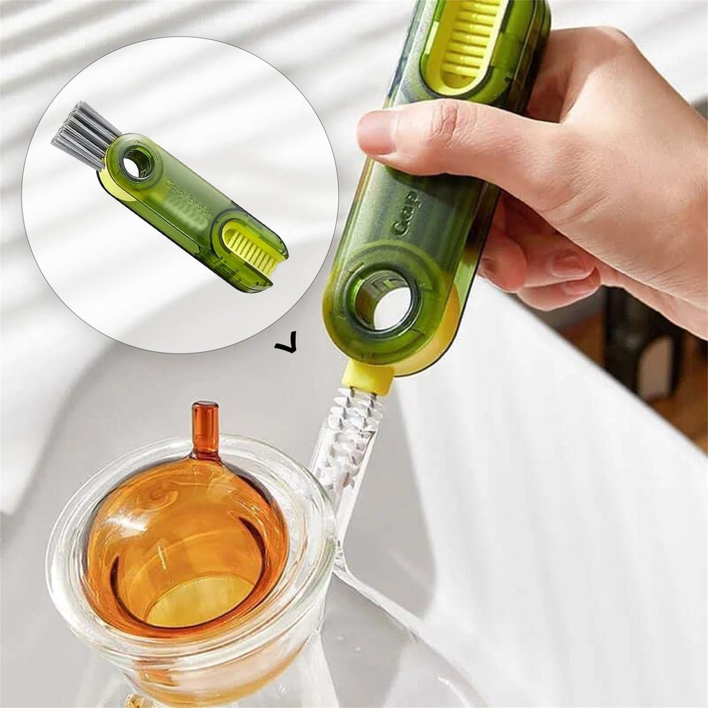 🔥Last Day Buy 1 Get 1 Free $8.99 Each🔥Multitrust 3 in 1 U Shaped Bottle Brush