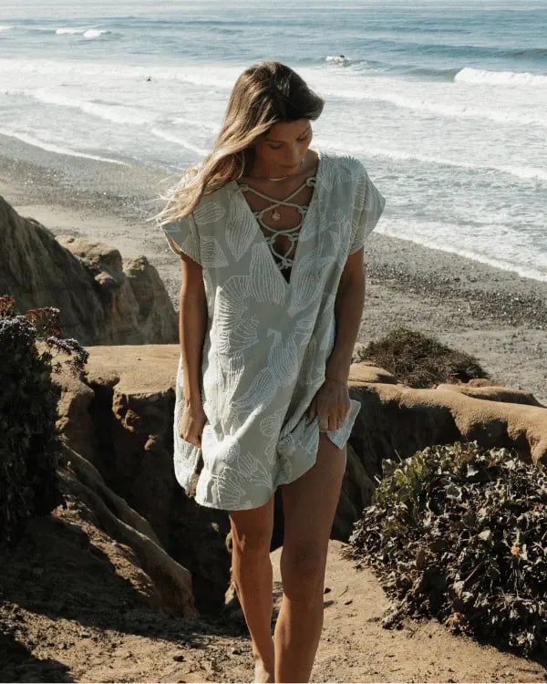 🏖️ Sand Cloud Organic Cotton Cover-Up – Luxury Beach Towel Dress ✨