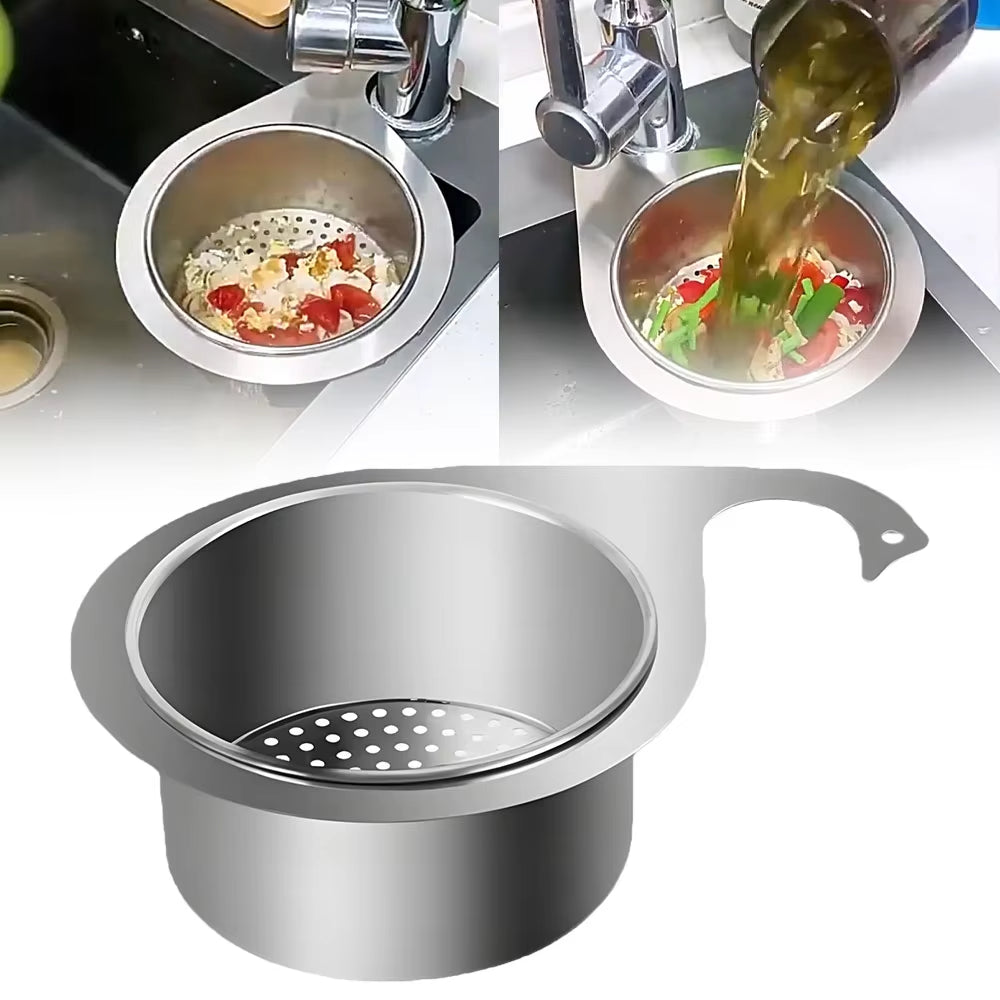 🎁Stainless steel drain basket for kitchen sink🎁